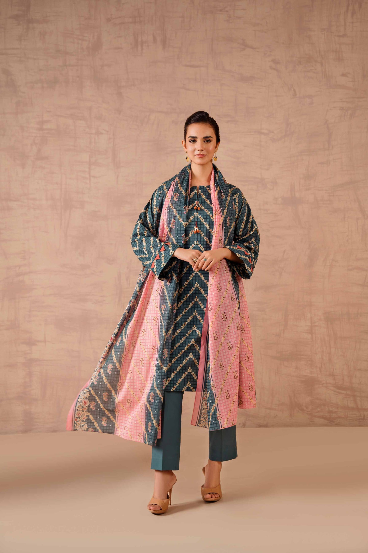 Nishat Linen - 3 Piece - Printed Suit - 42301787