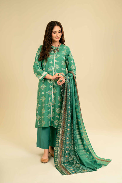 Nishat Linen - 3 Piece - Printed Suit - 42301829