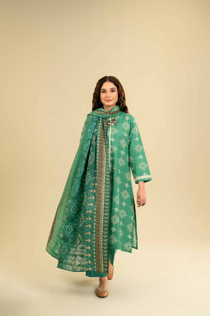 Nishat Linen - 3 Piece - Printed Suit - 42301829