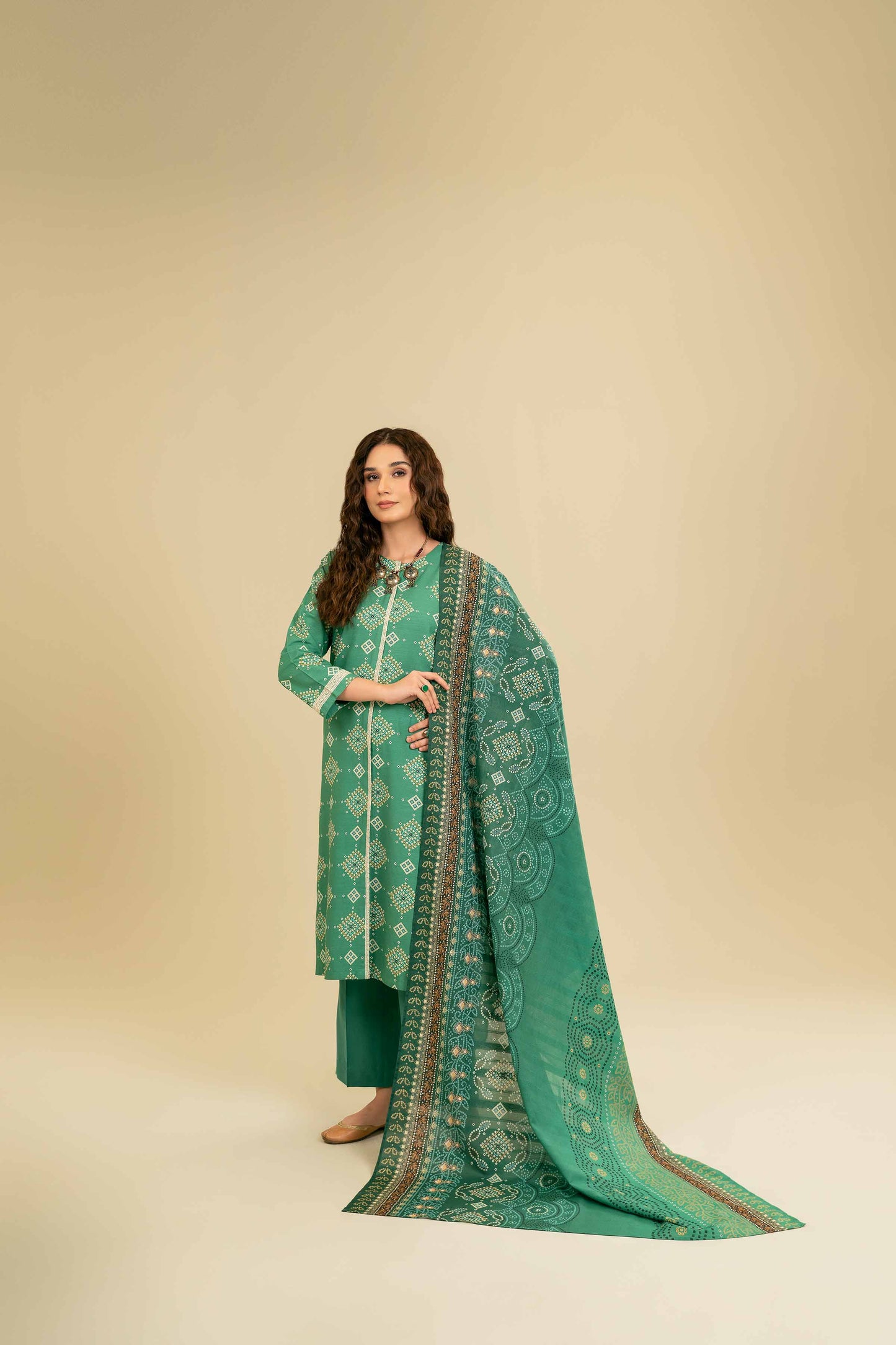 Nishat Linen - 3 Piece - Printed Suit - 42301829