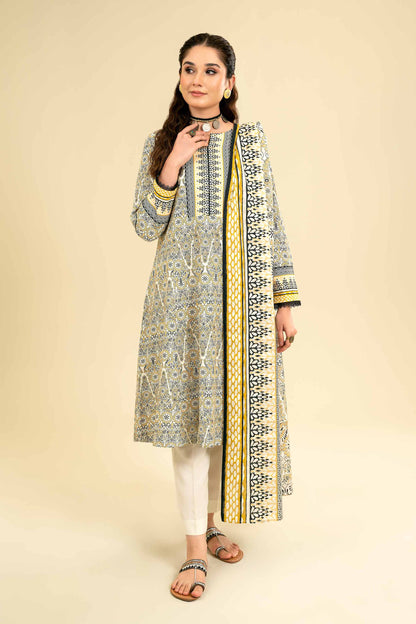 Nishat Linen - 3 Piece - Printed Suit - 42301831