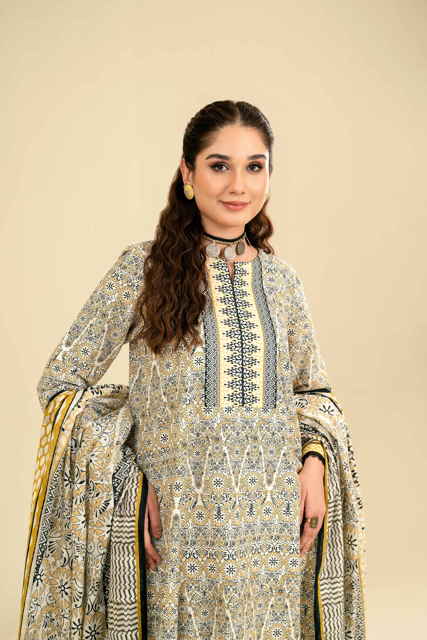 Nishat Linen - 3 Piece - Printed Suit - 42301831