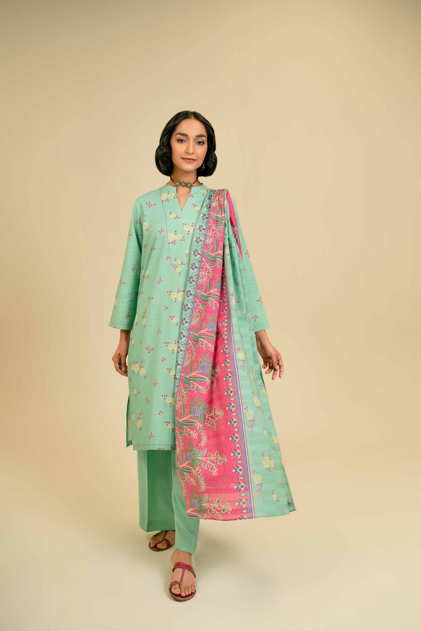 Nishat Linen - 3 Piece - Printed Suit - 42301832