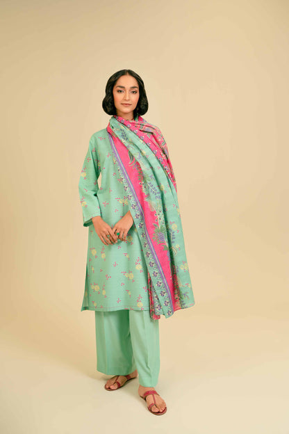 Nishat Linen - 3 Piece - Printed Suit - 42301832