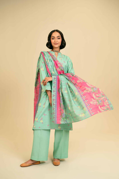 Nishat Linen - 3 Piece - Printed Suit - 42301832