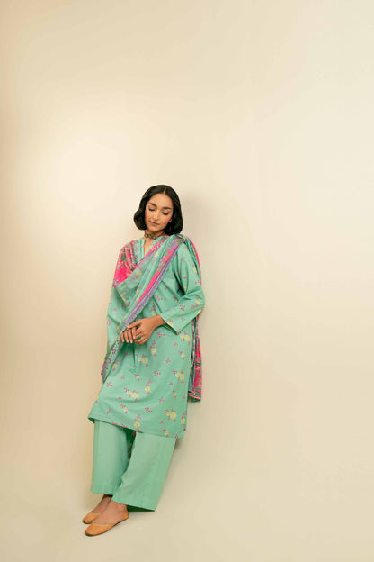 Nishat Linen - 3 Piece - Printed Suit - 42301832