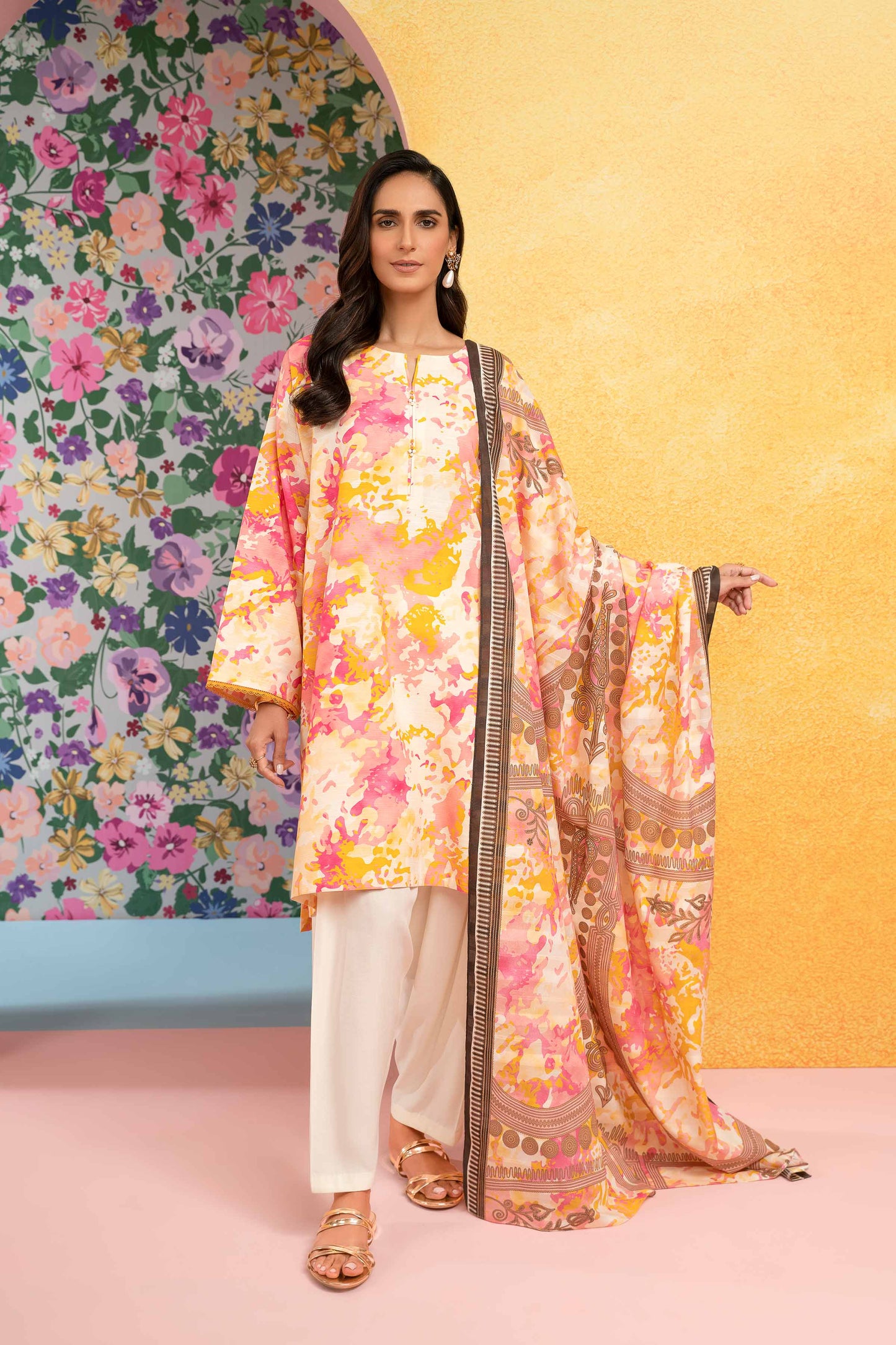 Nishat Linen - 3 Piece - Printed Suit - 42301833