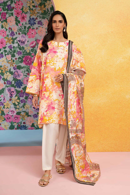 Nishat Linen - 3 Piece - Printed Suit - 42301833