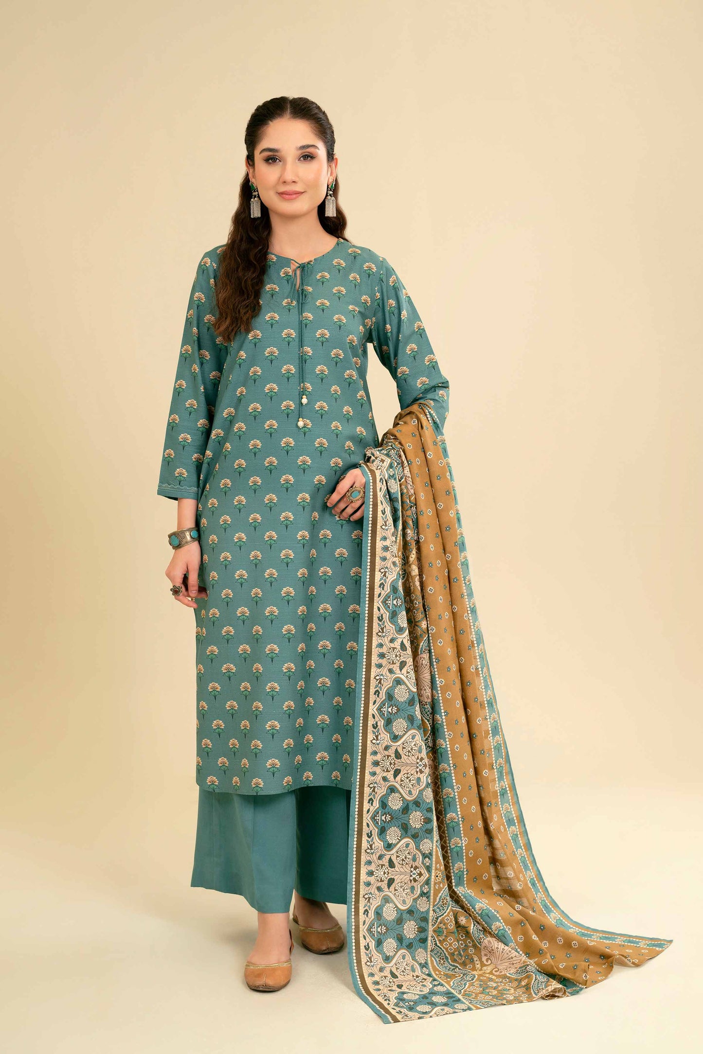 Nishat Linen - 3 Piece - Printed Suit - 42301836