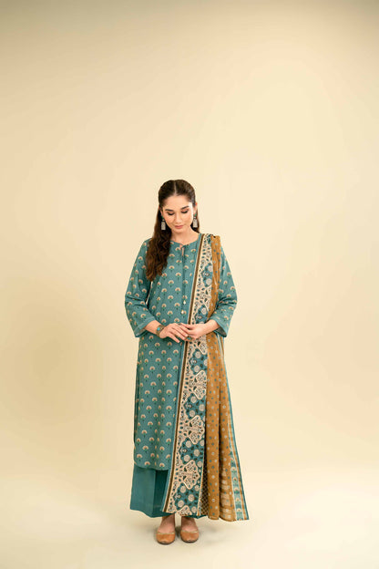 Nishat Linen - 3 Piece - Printed Suit - 42301836