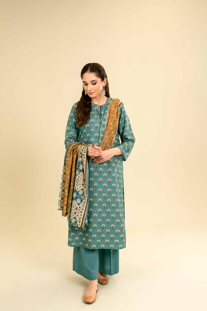 Nishat Linen - 3 Piece - Printed Suit - 42301836