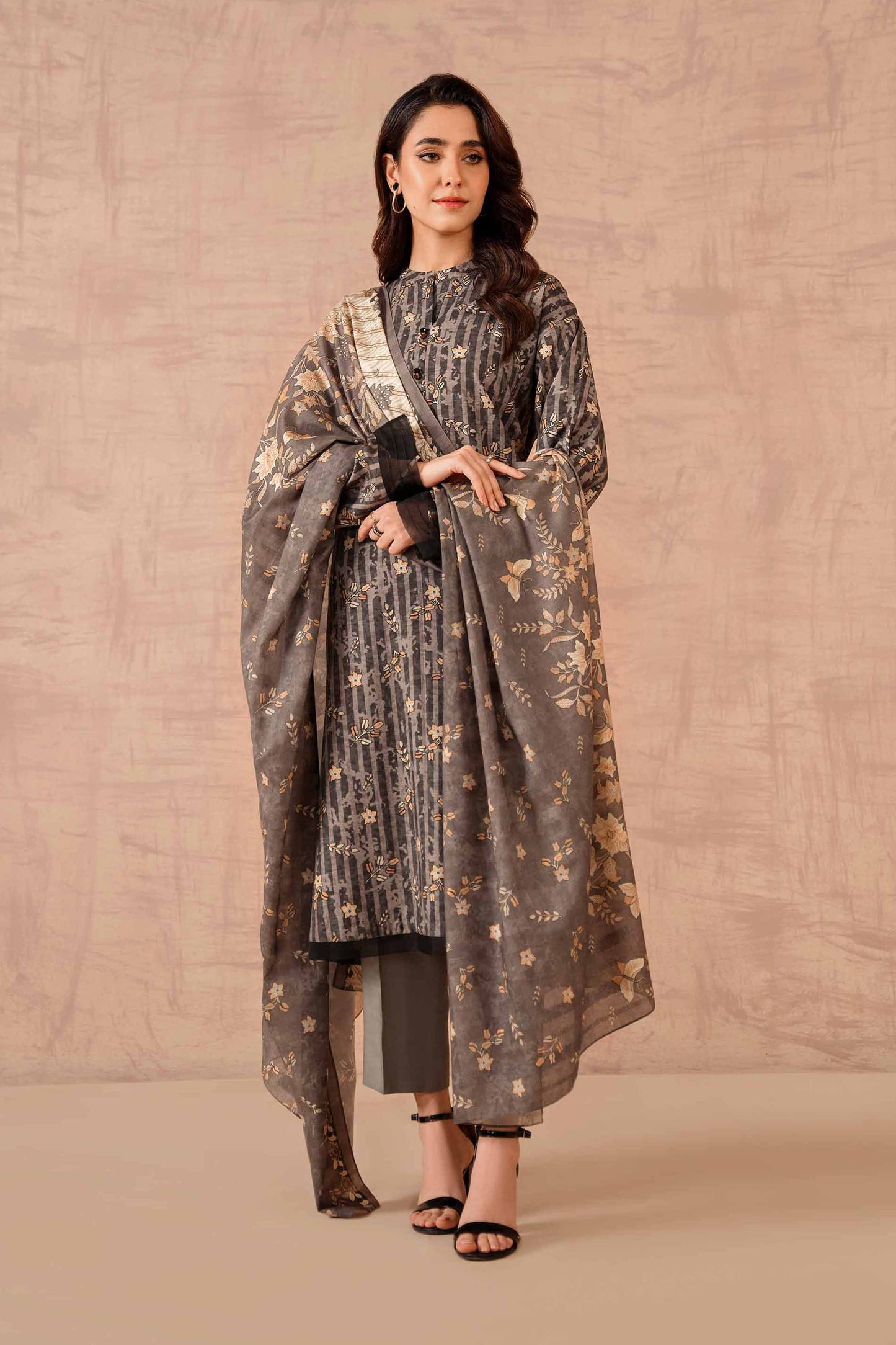 Nishat Linen - 3 Piece - Printed Suit - 42301837