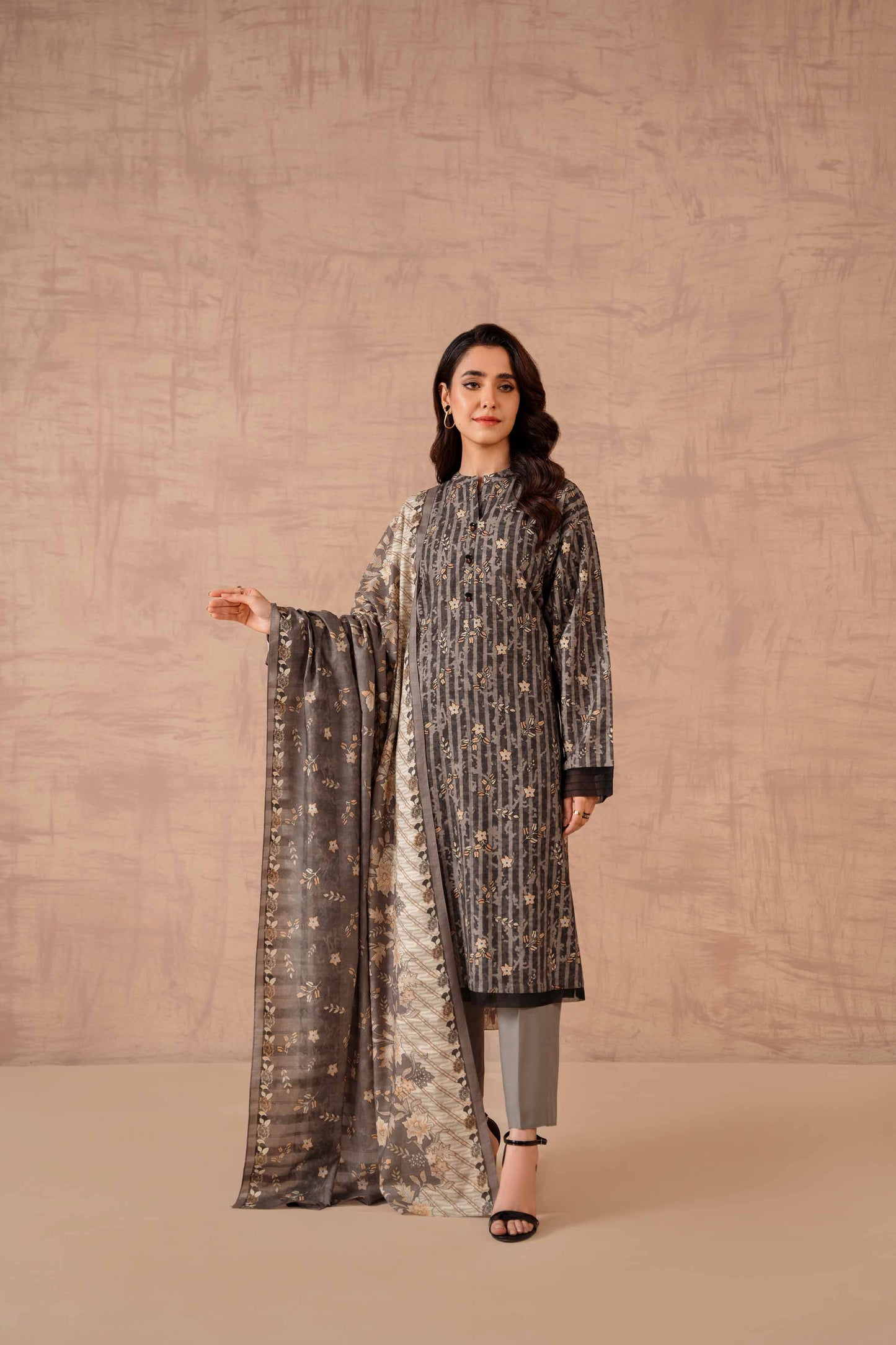 Nishat Linen - 3 Piece - Printed Suit - 42301837