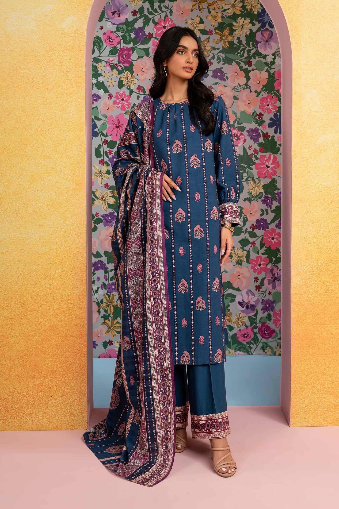 Nishat Linen - 3 Piece - Printed Suit - 42301838