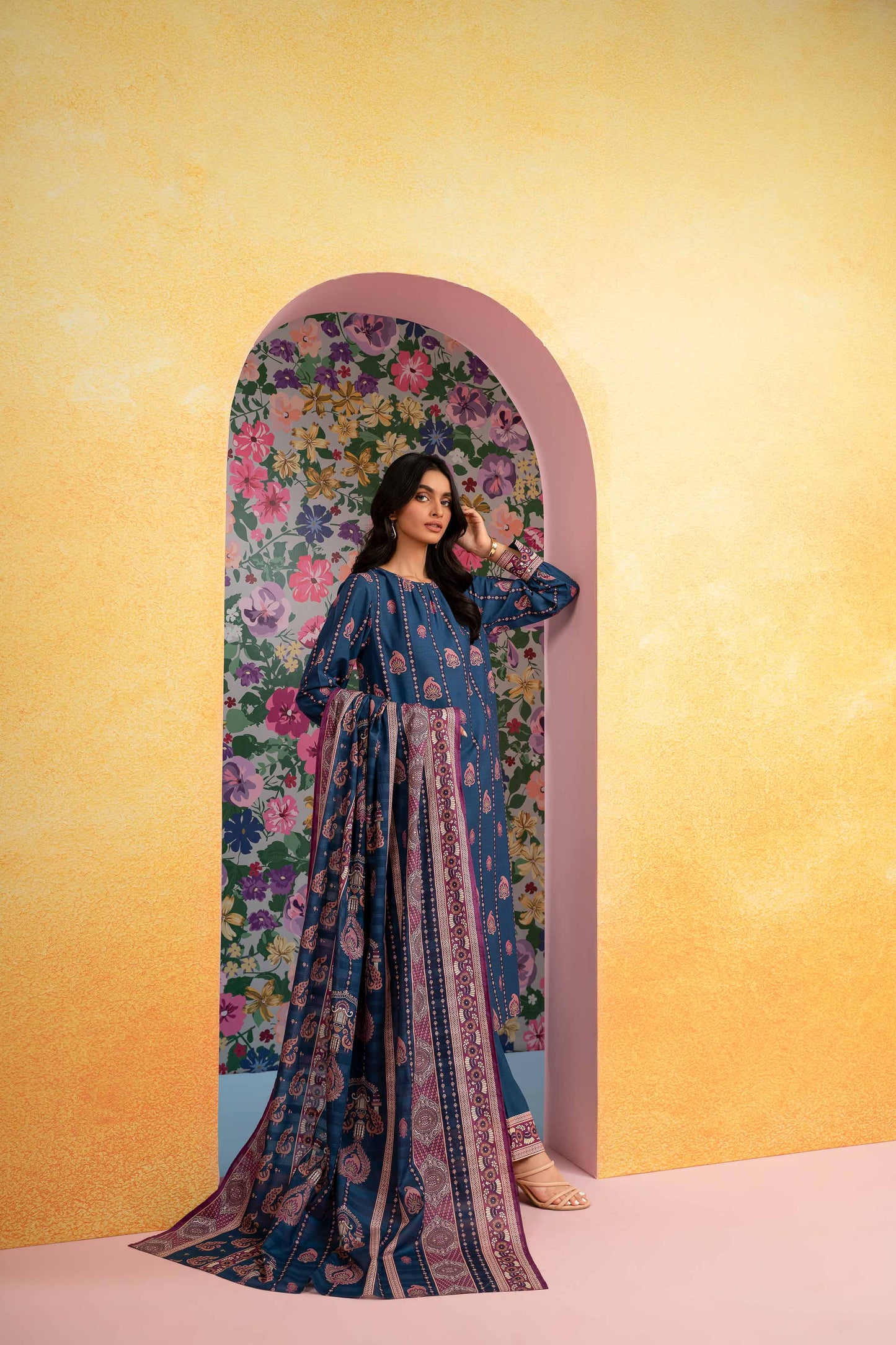 Nishat Linen - 3 Piece - Printed Suit - 42301838