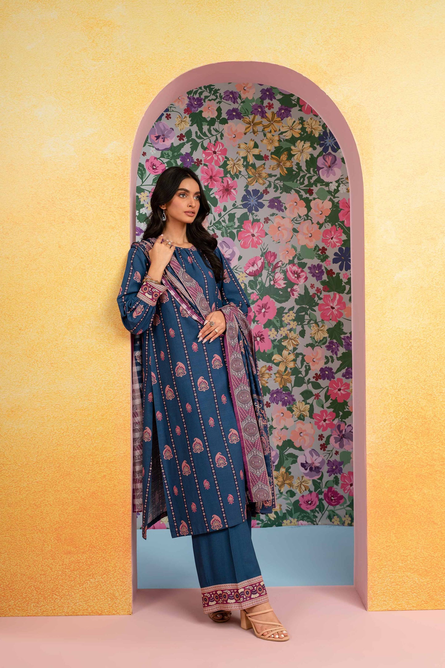 Nishat Linen - 3 Piece - Printed Suit - 42301838