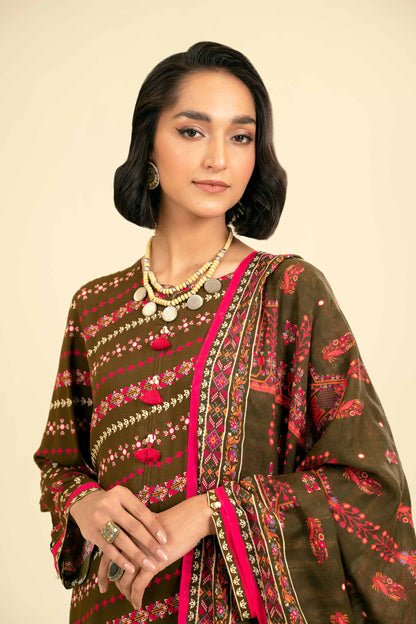 Nishat Linen - 3 Piece - Printed Suit - 42301844