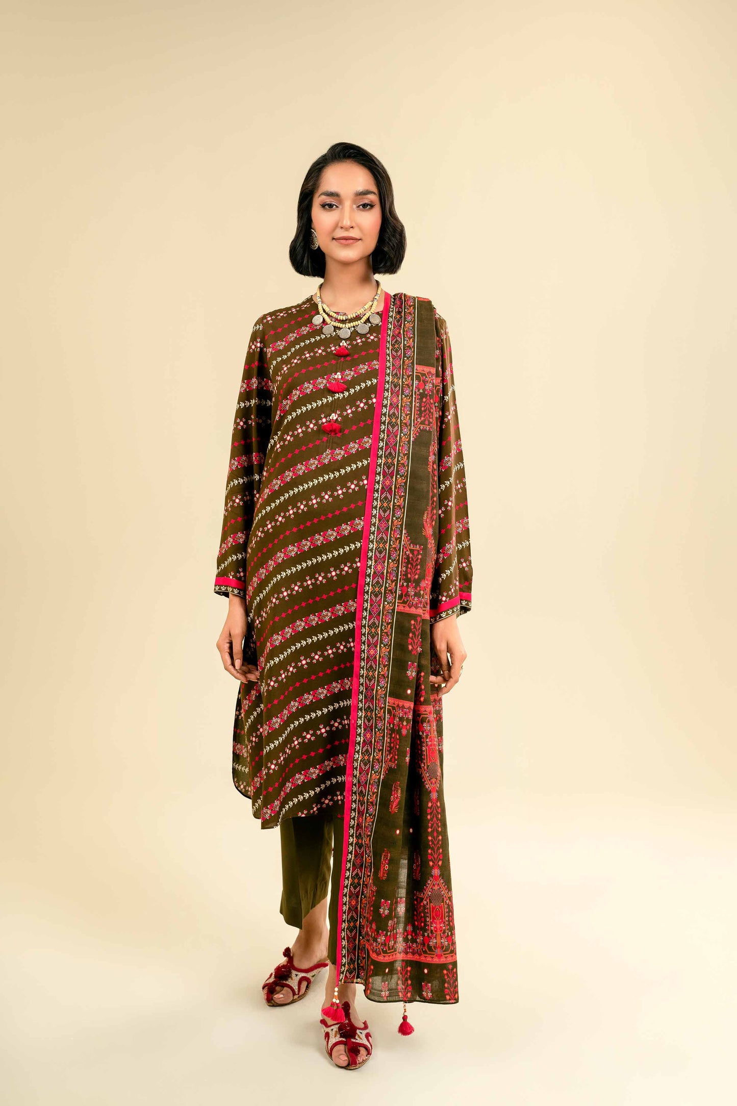 Nishat Linen - 3 Piece - Printed Suit - 42301844