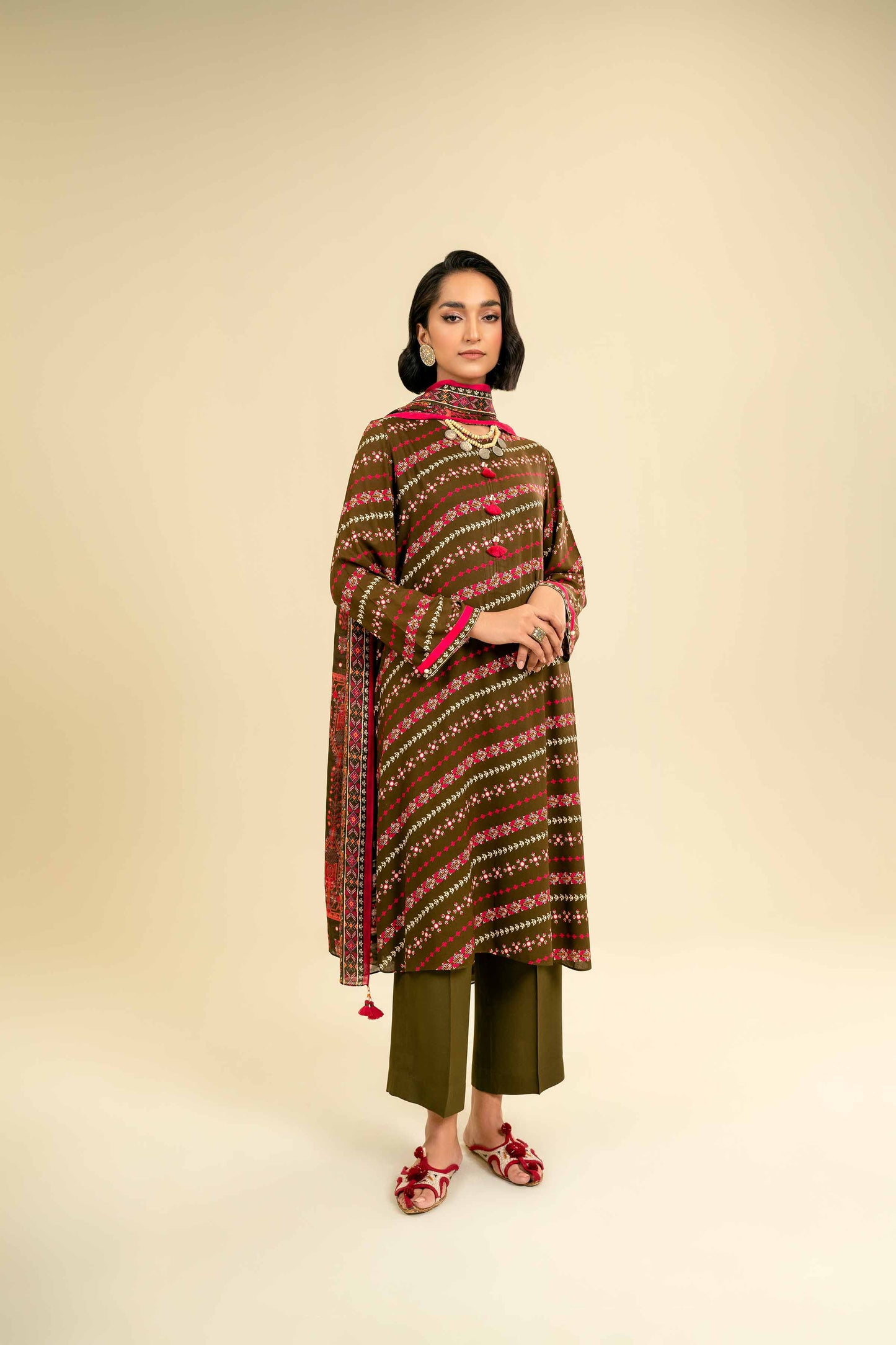 Nishat Linen - 3 Piece - Printed Suit - 42301844