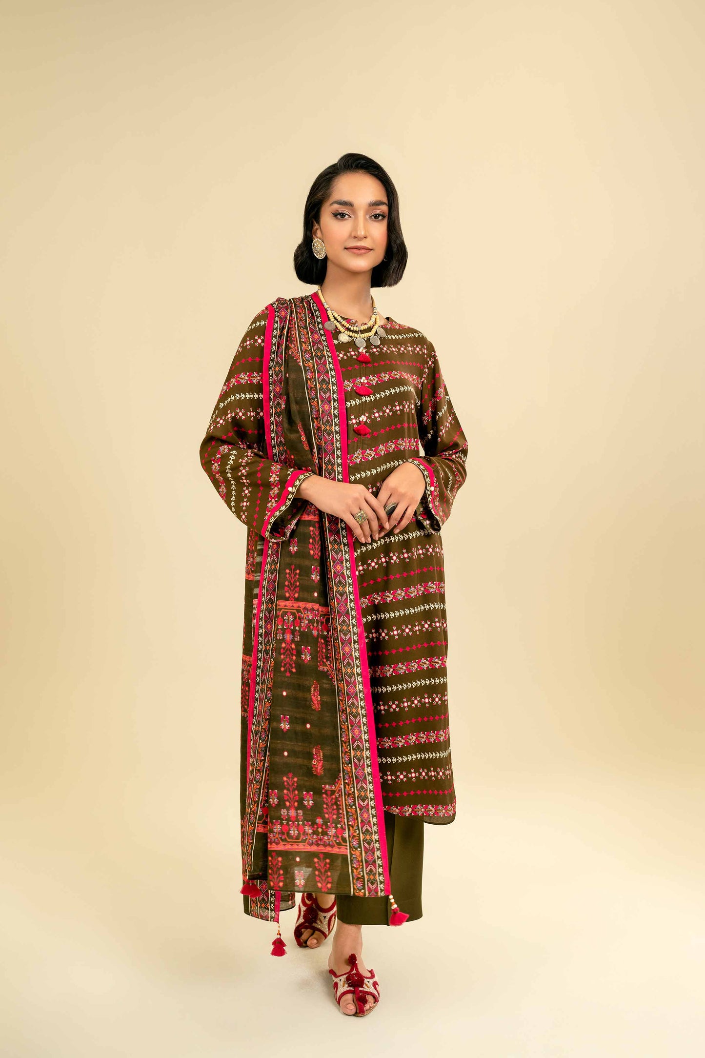 Nishat Linen - 3 Piece - Printed Suit - 42301844