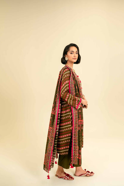 Nishat Linen - 3 Piece - Printed Suit - 42301844