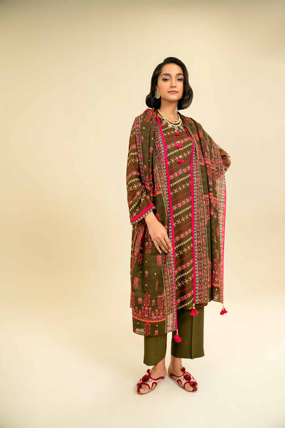 Nishat Linen - 3 Piece - Printed Suit - 42301844