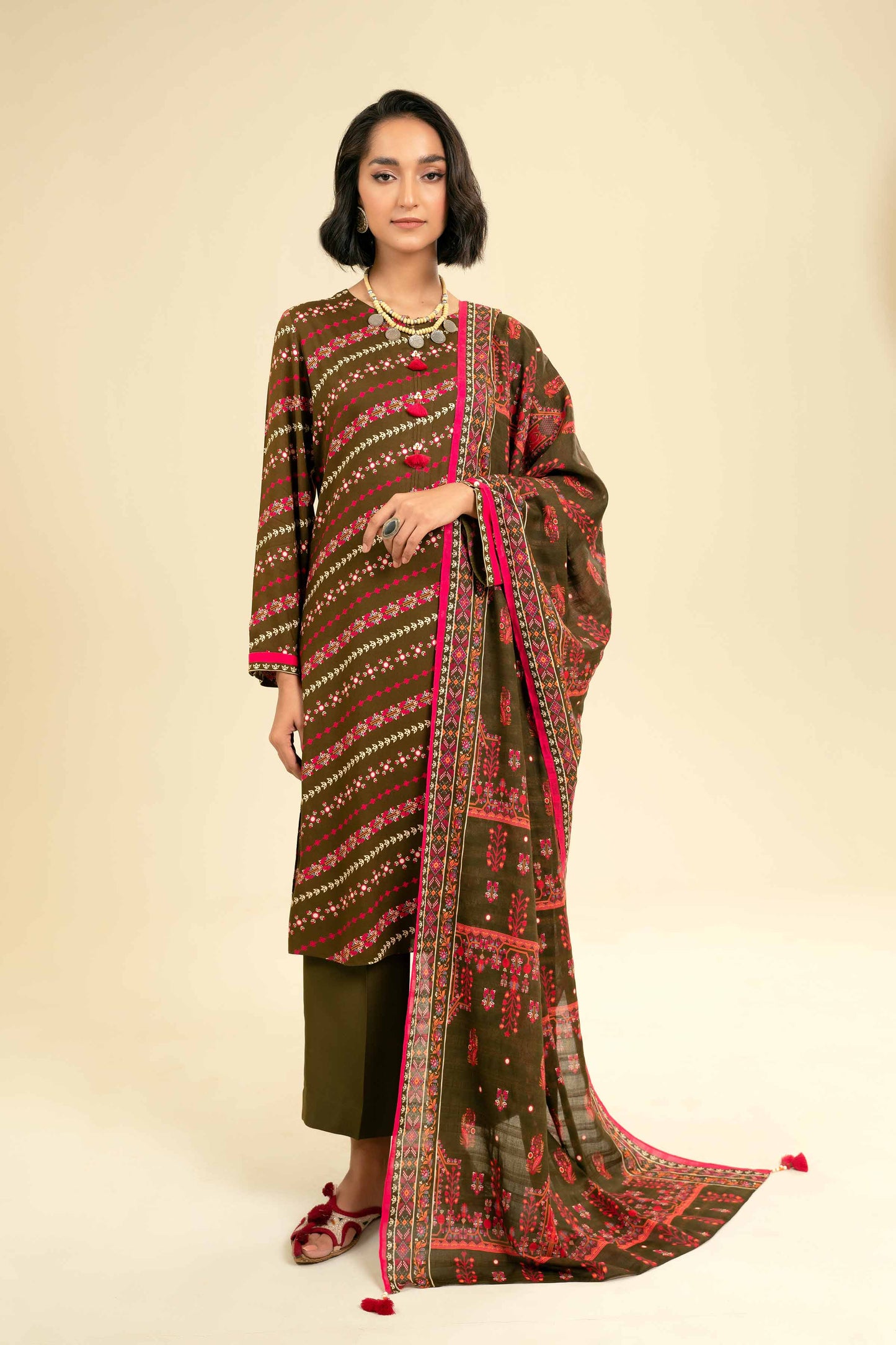 Nishat Linen - 3 Piece - Printed Suit - 42301844