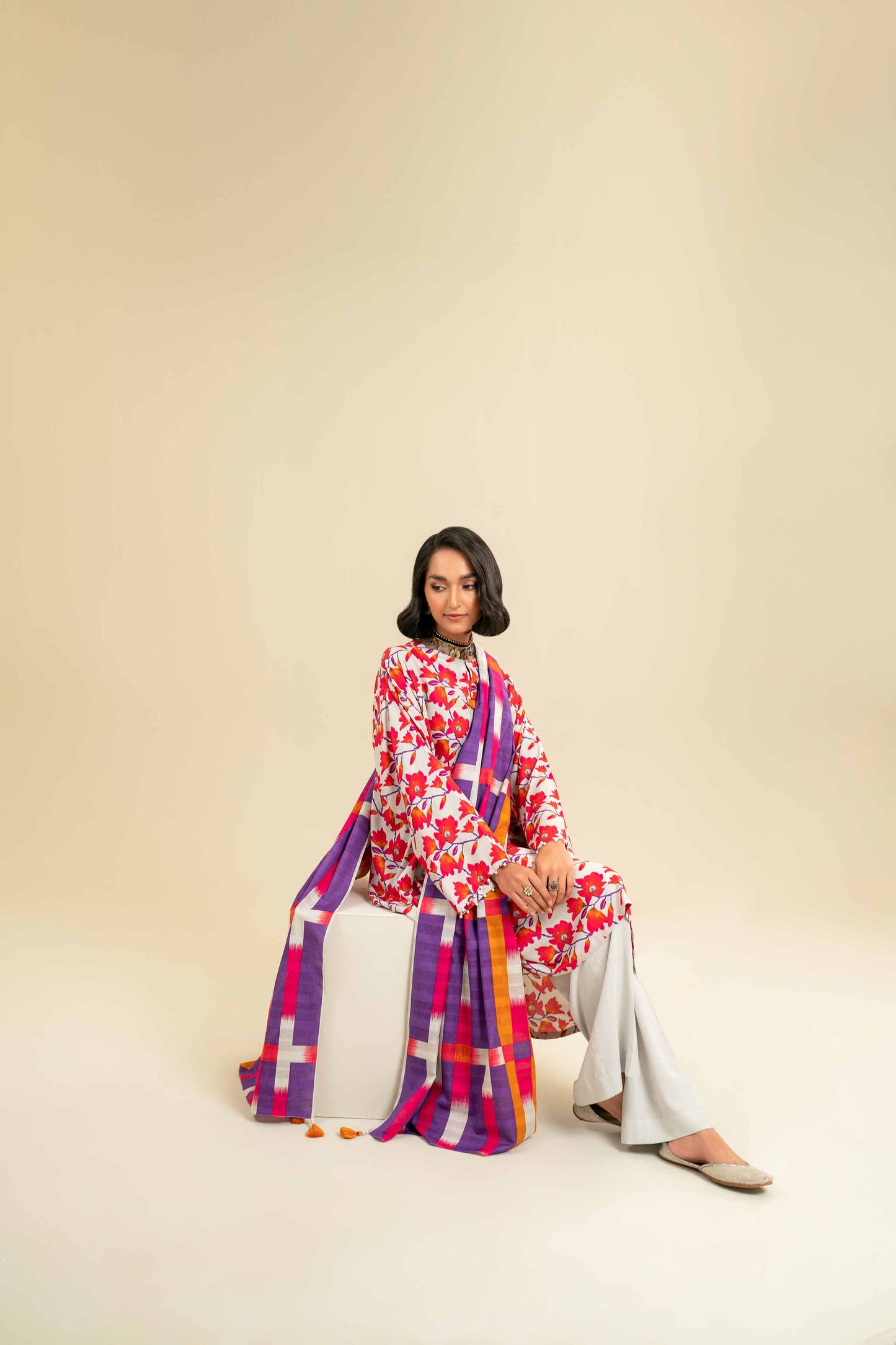 Nishat Linen - 3 Piece - Printed Suit - 42301847