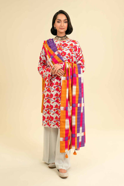 Nishat Linen - 3 Piece - Printed Suit - 42301847