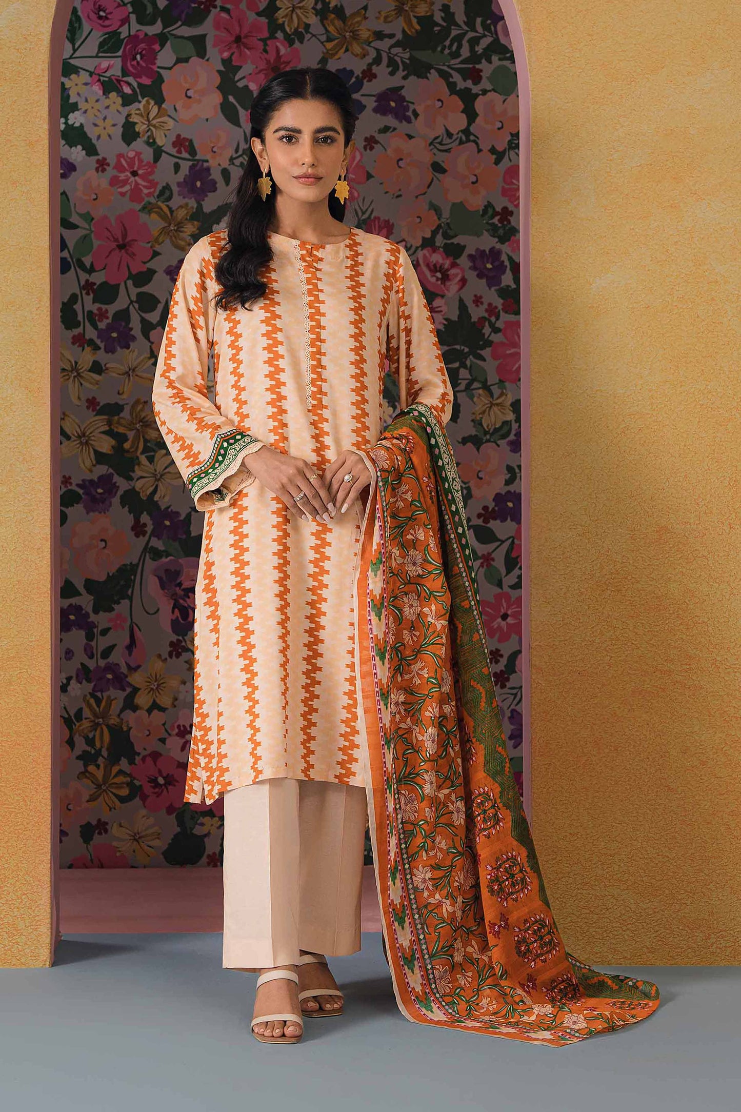 Nishat Linen - 3 Piece - Printed Suit - 42301848