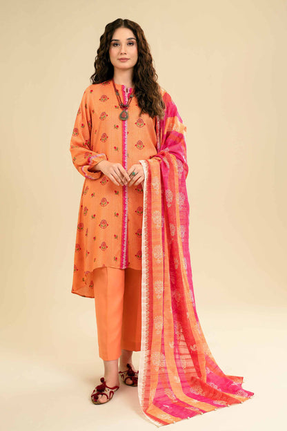 Nishat Linen - 3 Piece - Printed Suit - 42301852