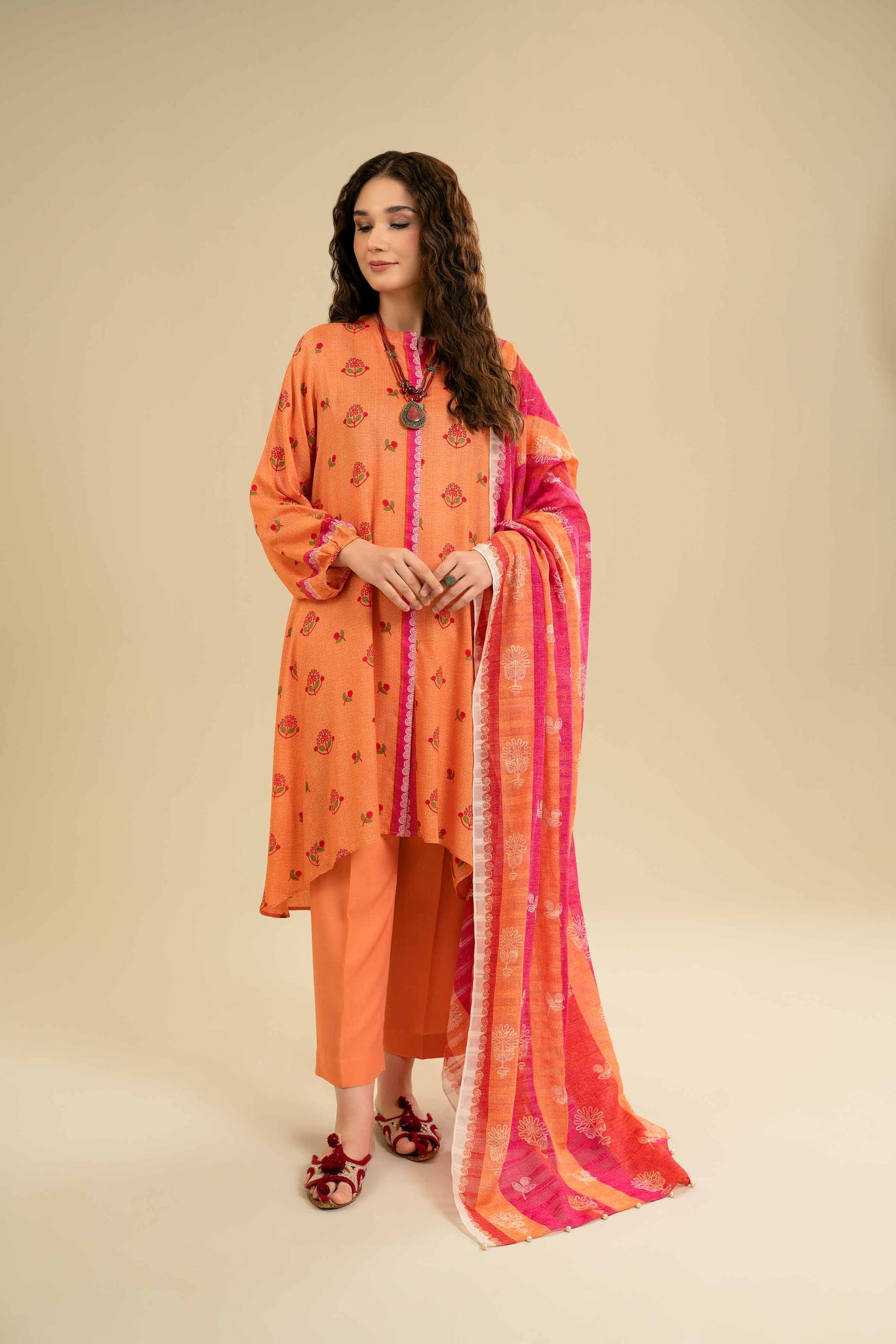 Nishat Linen - 3 Piece - Printed Suit - 42301852