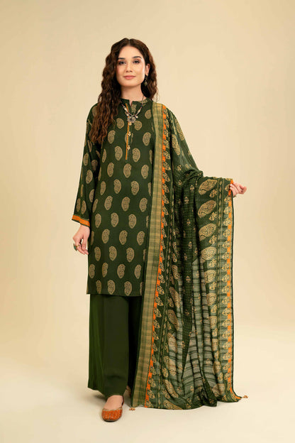 Nishat Linen - 3 Piece - Printed Suit - 42301853