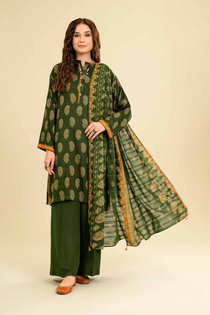 Nishat Linen - 3 Piece - Printed Suit - 42301853