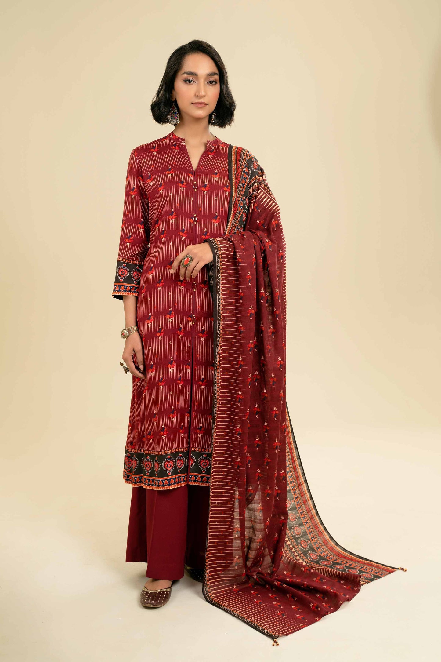 Nishat Linen - 3 Piece - Printed Suit - 42301855