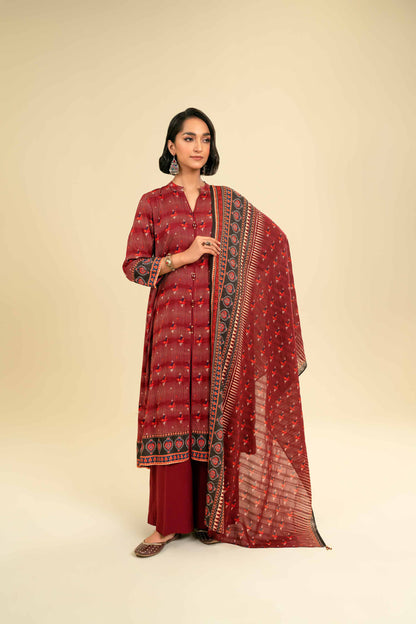 Nishat Linen - 3 Piece - Printed Suit - 42301855