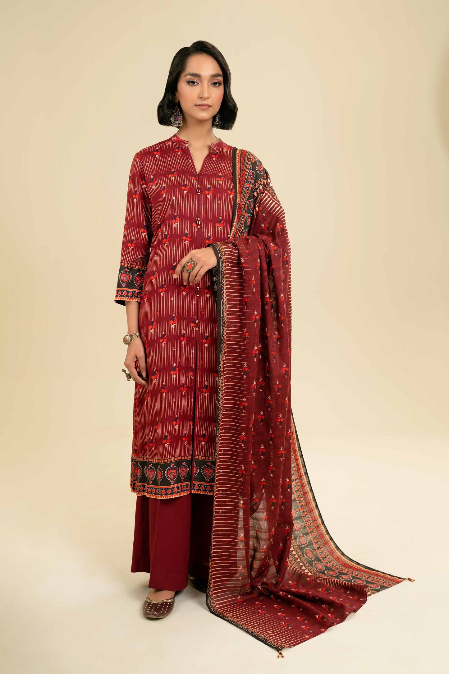 Nishat Linen - 3 Piece - Printed Suit - 42301855