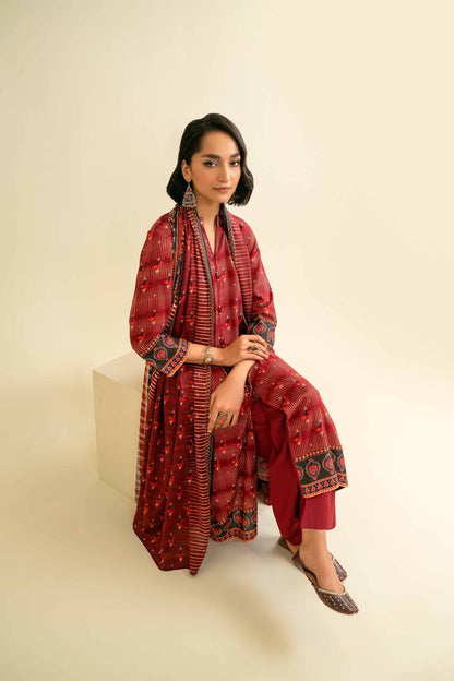 Nishat Linen - 3 Piece - Printed Suit - 42301855