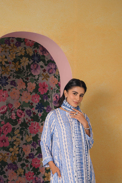 Nishat Linen - 3 Piece - Printed Suit - 42301856