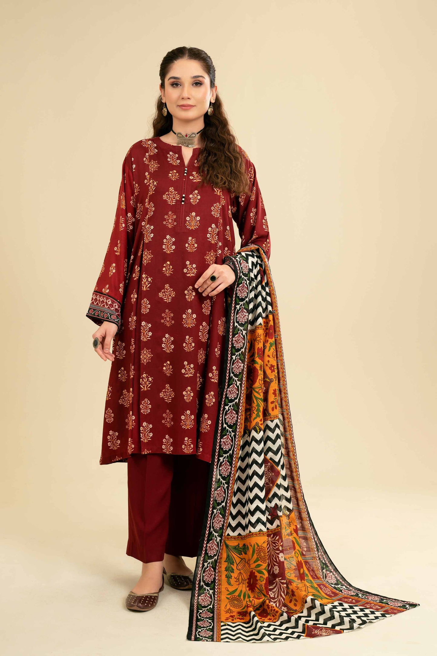 Nishat Linen - 3 Piece - Printed Suit - 42301857