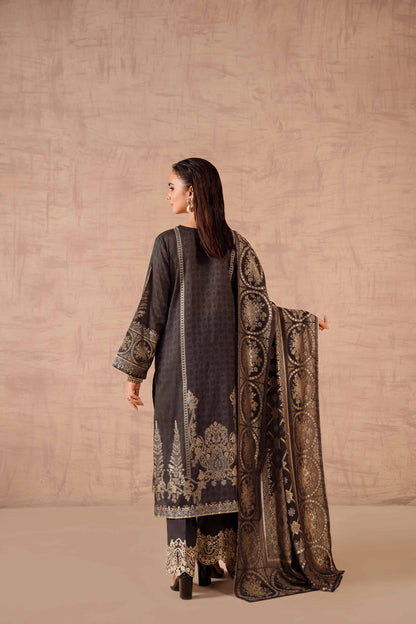 Nishat Linen - 3 Piece - Embroidered Jacquard Suit - 42301910