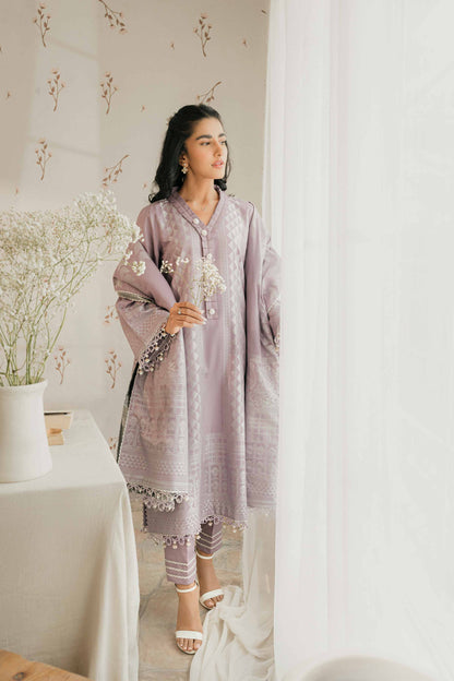 Nishat Linen - 3 Piece - Embroidered Jacquard Suit - 42301911