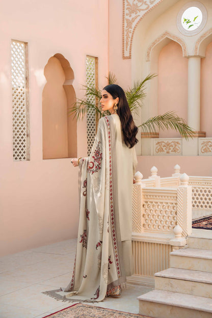 Nishat Linen - 3 Piece - Embroidered Suit - 42303001