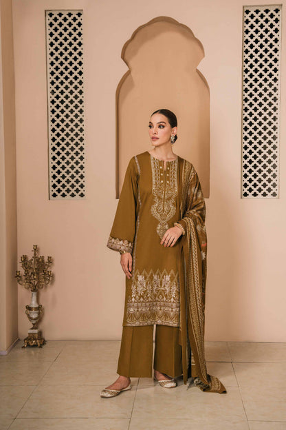 Nishat Linen - 3 Piece - Embroidered Suit - 42303002