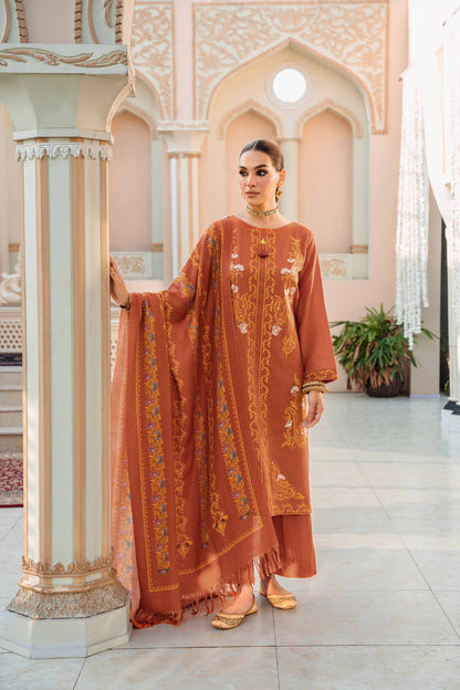 Nishat Linen - 3 Piece - Embroidered Suit - 42303004