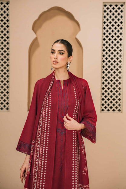 Nishat Linen - 3 Piece - Embroidered Suit - 42303006