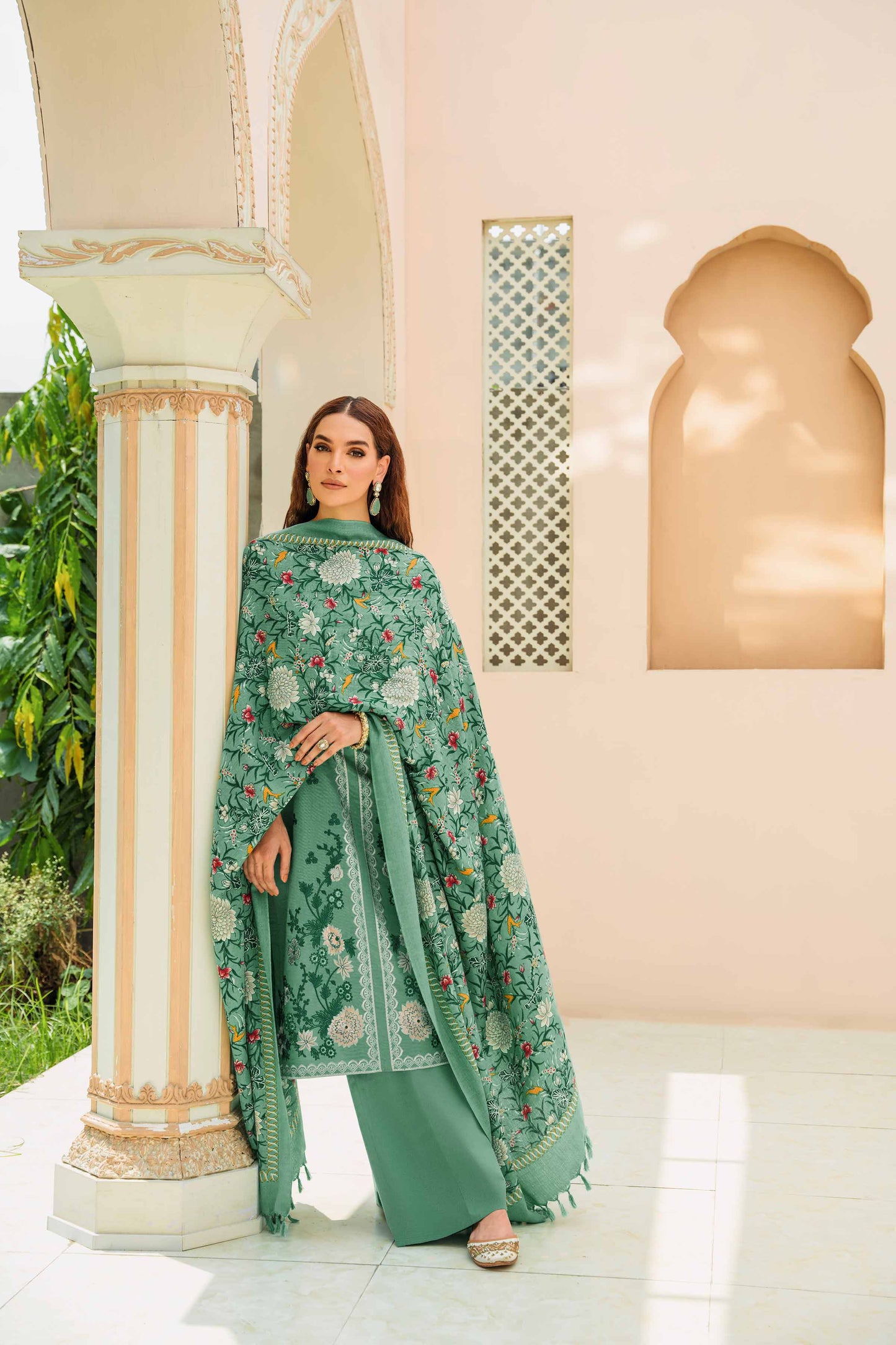 Nishat Linen - 3 Piece - Embroidered Suit - 42303007