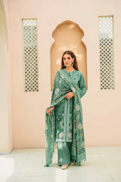 Nishat Linen - 3 Piece - Embroidered Suit - 42303007