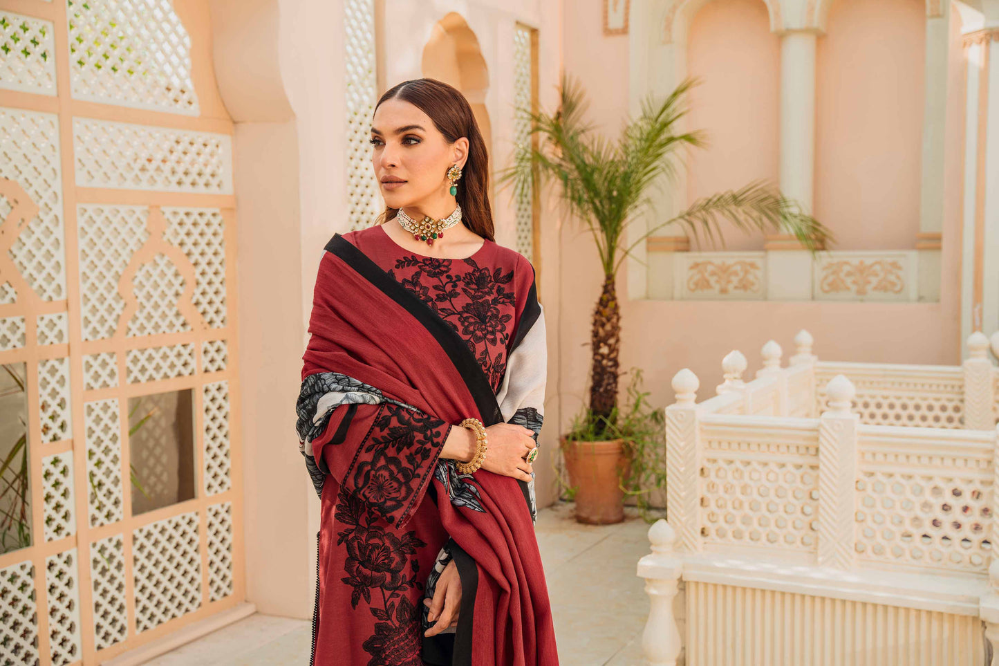 Nishat Linen - 3 Piece - Embroidered Suit - 42303010