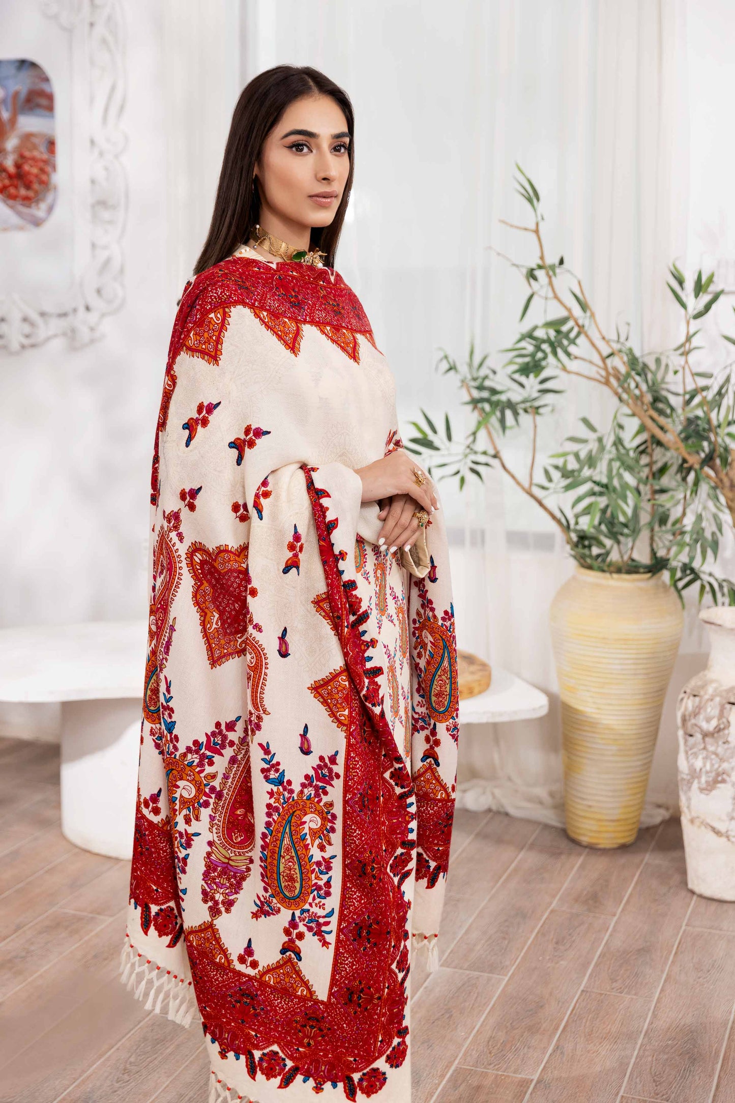 Nishat Linen - 3 Piece - Printed Embroidered Suit - 42303011